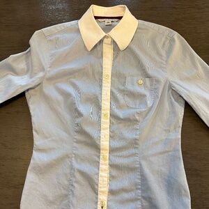 Women's light blue Banana Republic dress shirt